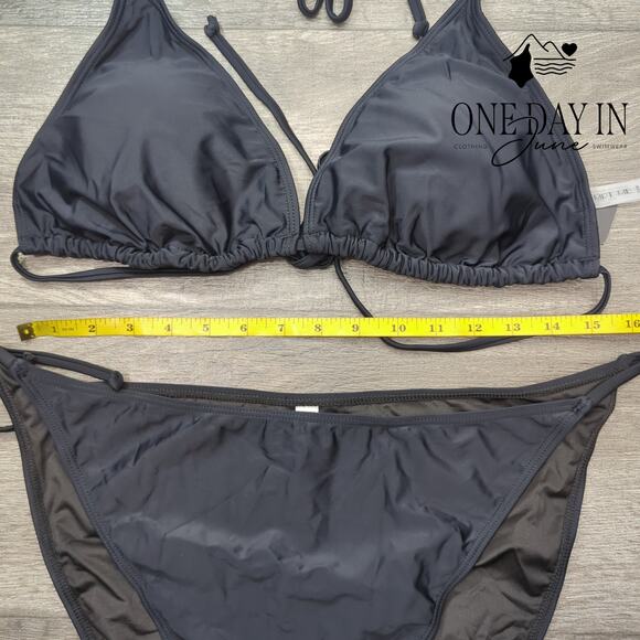 Tempt Me Halter Tie Back Tie Side Bikini Swimsuit Size 22W - Picture 3 of 6